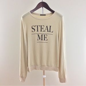 Wildfox Baggy Beach Jumper “Steal Me”